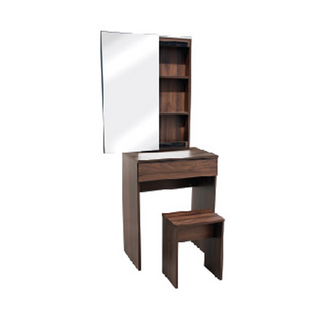 Clukas Wooden Dressing Table with Stool