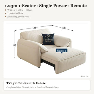 1.23m 1-Seater · Single Power · Remote