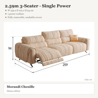 2.59m 3-Seater · Single Power
