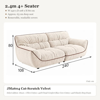 2.4m 4+ Seater