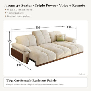 3.02m 4+ Seater · Triple Power · Voice + Remote