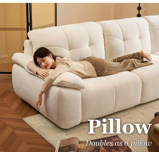 Armrests double as pillows