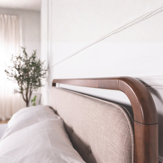 Vera Walnut Wooden Bed