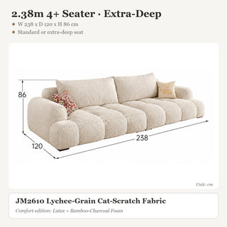 2.38m 4+ Seater · Extra-Deep