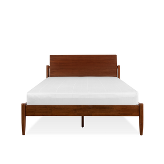 Gemini Fabric Wooden Bed