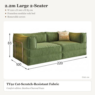 2.2m Large 2-Seater