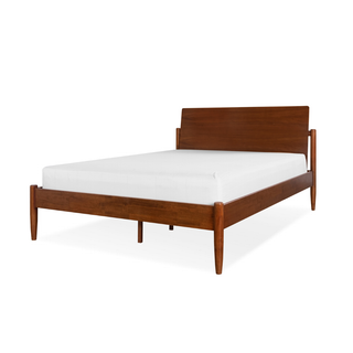 Gemini Fabric Wooden Bed