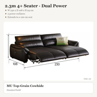 2.3m 4+ Seater · Dual Power