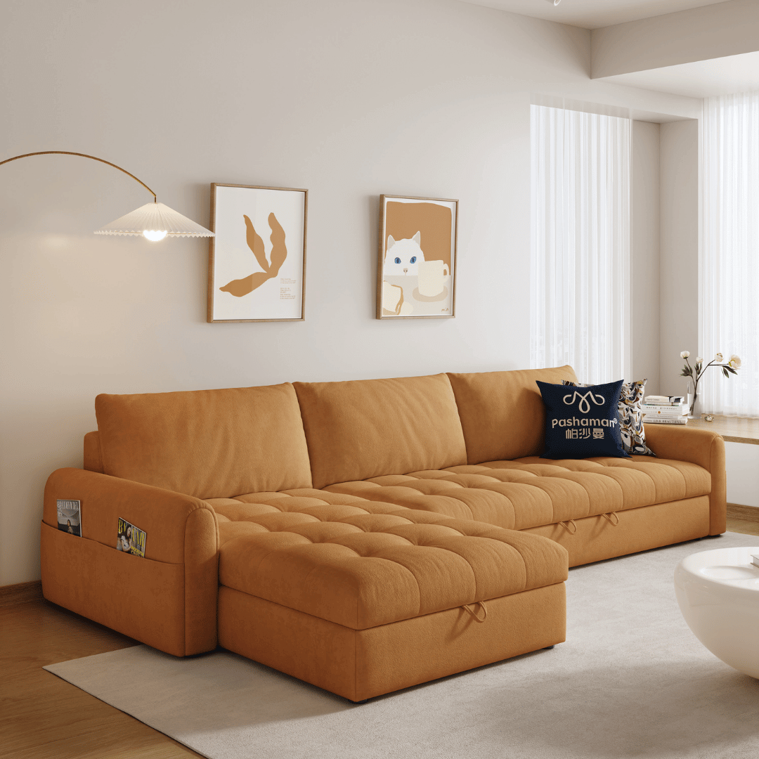 Perlino Fabric Sofa Bed by Esteller (Water Repellent & Pet Friendly)