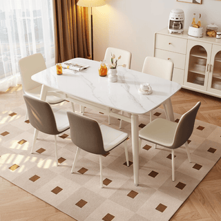 Verilon White Extendable Dining Set by Esteller