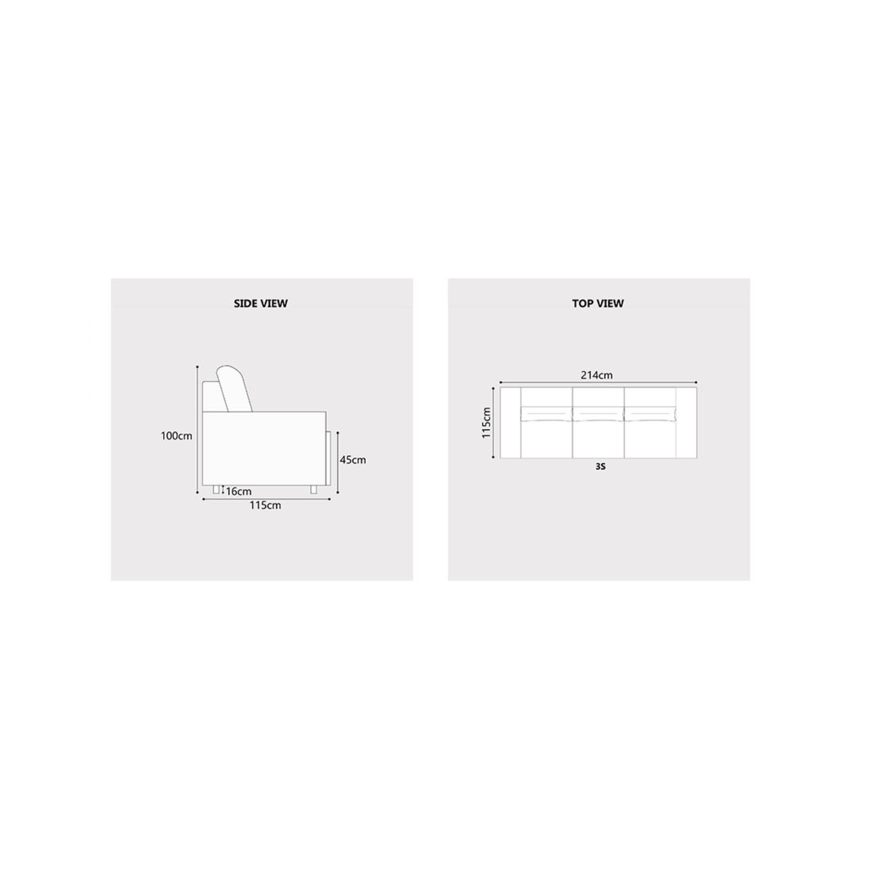Veymar Fabric Adjustable Backrest Sofa by Esteller (Pet Friendly & Easy Clean)