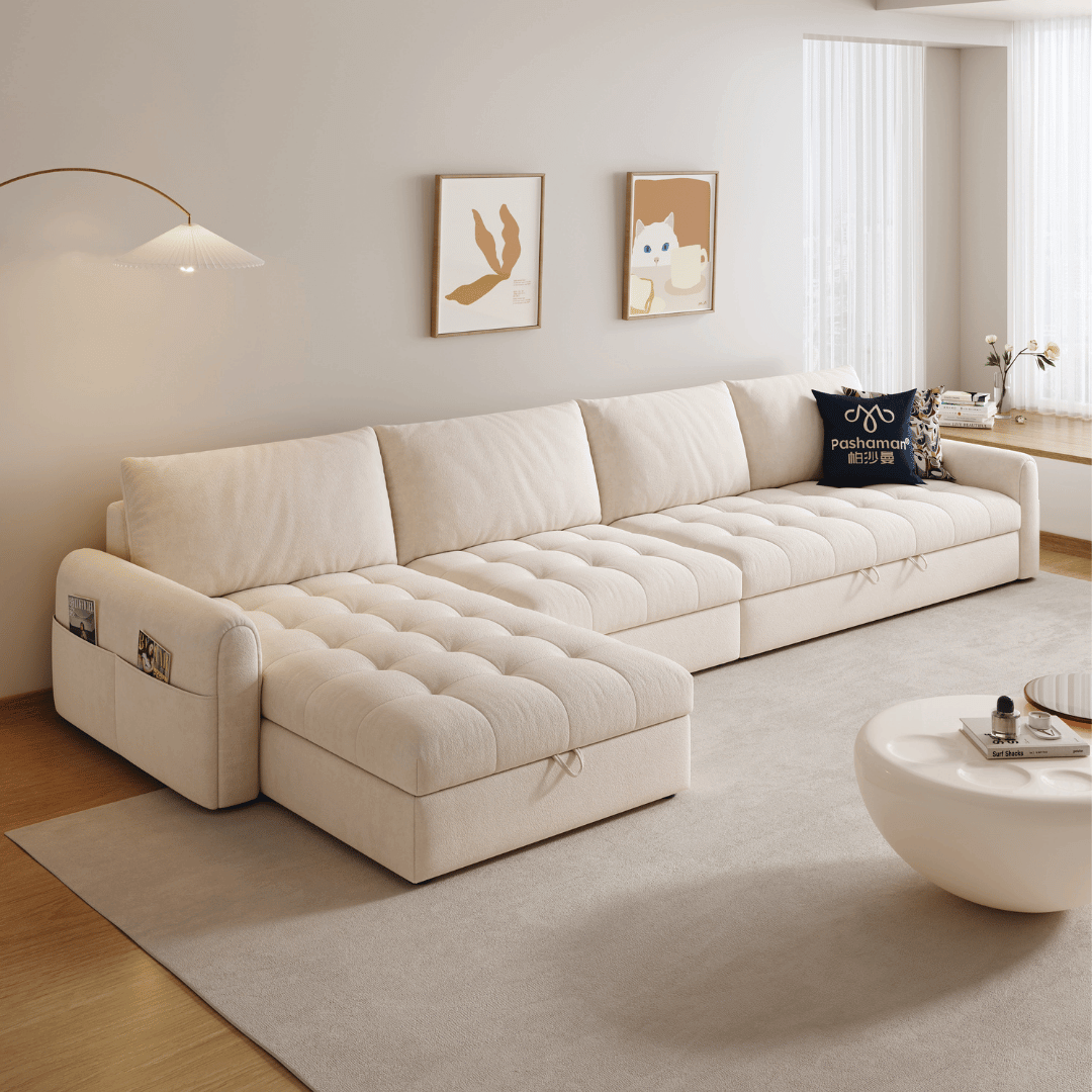 Perlino Fabric Sofa Bed by Esteller (Water Repellent & Pet Friendly)