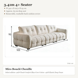 3.41m 4+ Seater