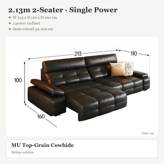 2.13m 2-Seater · Single Power
