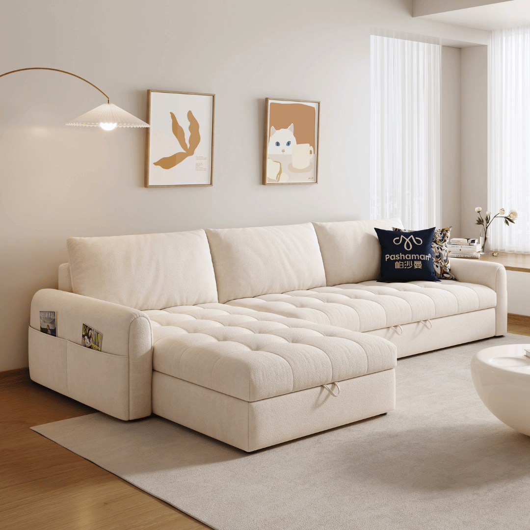 Perlino Fabric Sofa Bed by Esteller (Water Repellent & Pet Friendly)