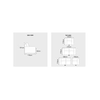 Brylor Fabric Adjustable Backrest Sofa by Esteller (Pet Friendly & Easy Clean)