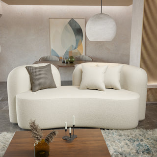 Dovey Fabric Loveseat Sofa