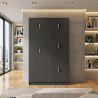 Bernald 5ft Walnut Open Door Wardrobe