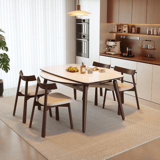 Verilon Walnut Extendable Dining Set by Esteller