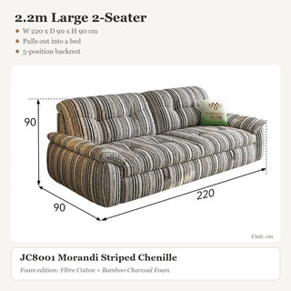 2.2m Large 2-Seater