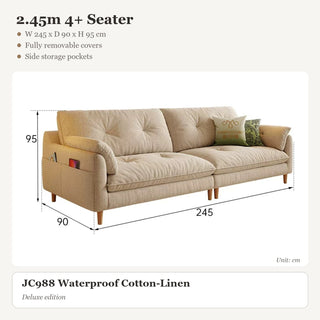 2.45m 4+ Seater