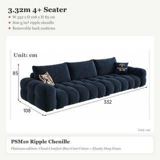 3.32m 4+ Seater