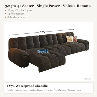 3.25m 4+ Seater · Single Power · Voice + Remote