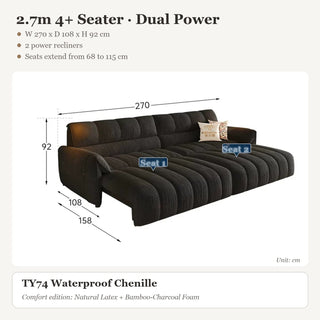 2.7m 4+ Seater · Dual Power