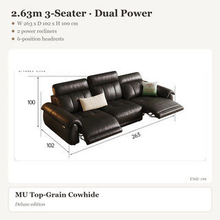 2.63m 3-Seater · Dual Power
