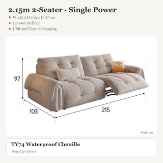 2.15m 2-Seater · Single Power