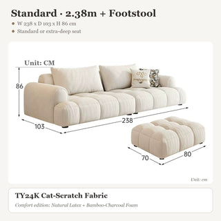 Standard · 2.38m + Footstool