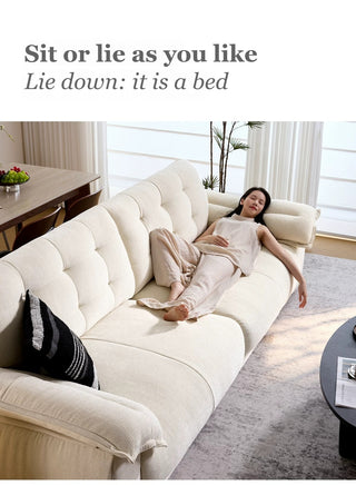 Lie down: it is a bed