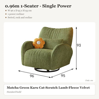 0.96m 1-Seater · Single Power