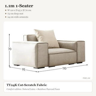 1.1m 1-Seater