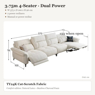 3.75m 4-Seater · Dual Power
