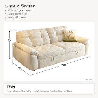 1.9m 2-Seater