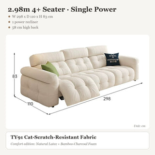 2.98m 4+ Seater · Single Power