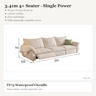 3.41m 4+ Seater · Single Power