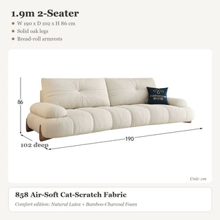1.9m 2-Seater