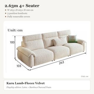 2.63m 4+ Seater