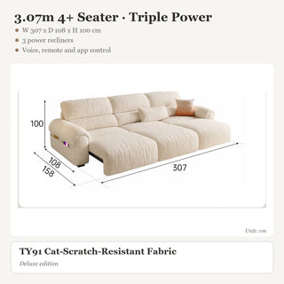 3.07m 4+ Seater · Triple Power