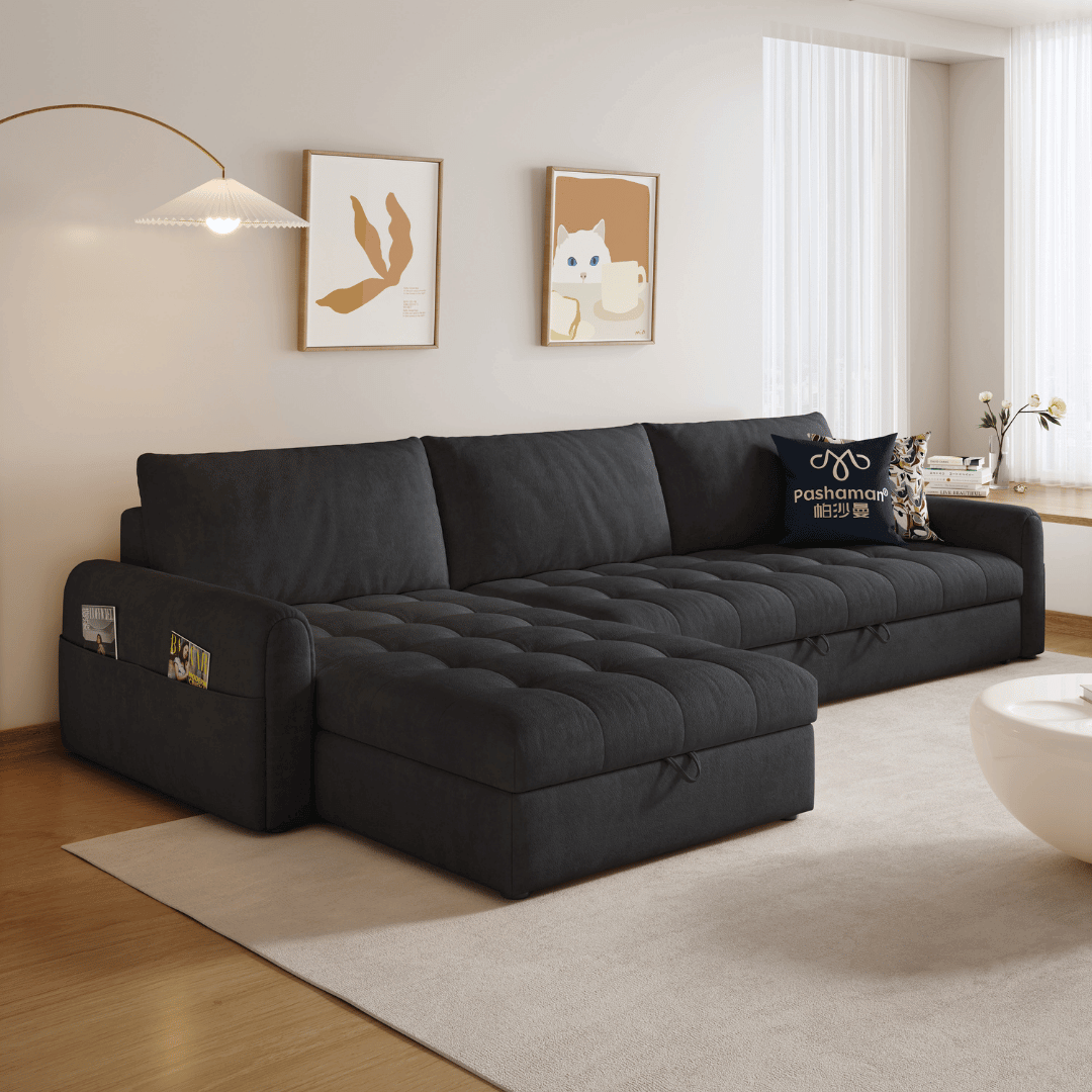 Perlino Fabric Sofa Bed by Esteller (Water Repellent & Pet Friendly)