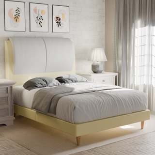 Berke Faux Leather Bed Frame