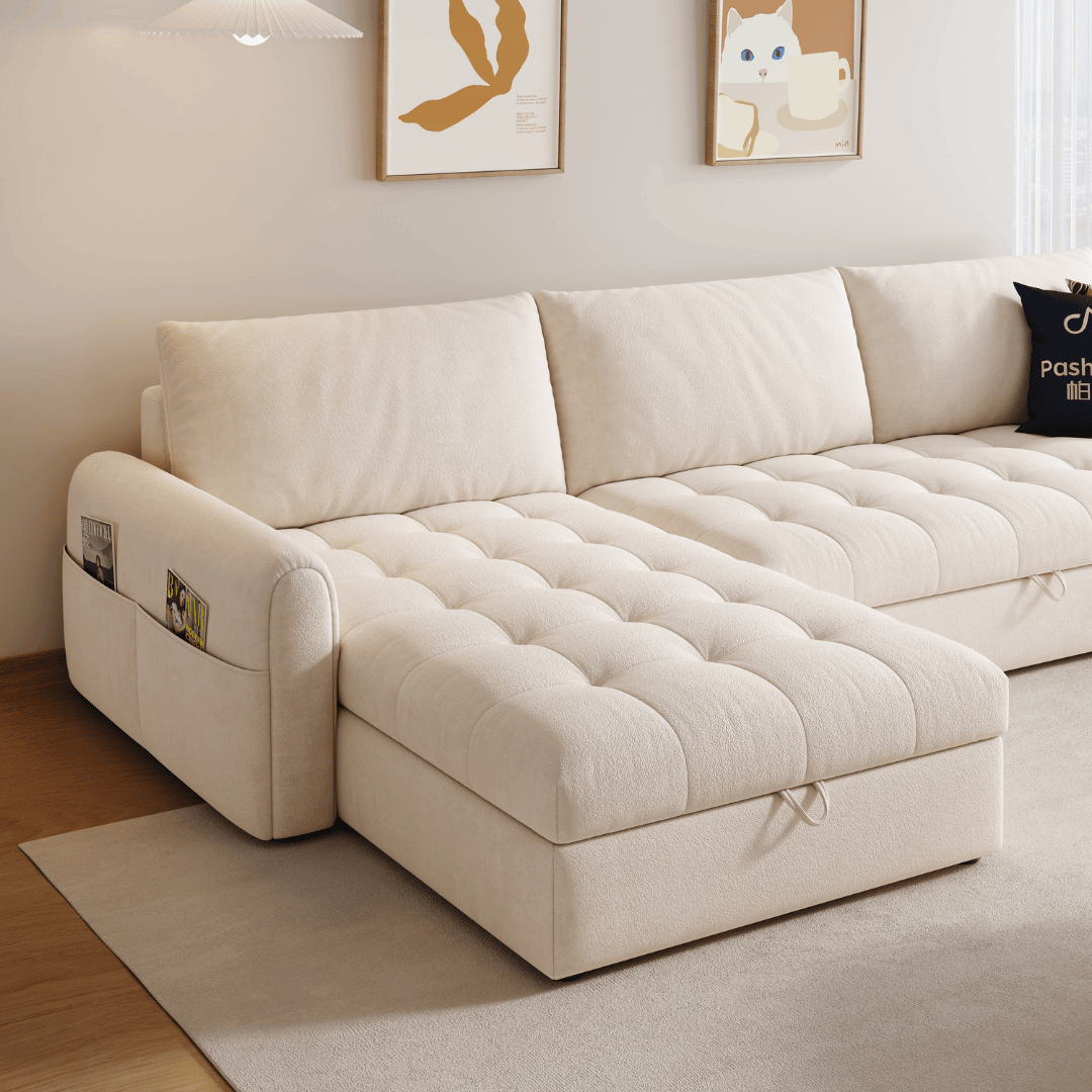 Perlino Fabric Sofa Bed by Esteller (Water Repellent & Pet Friendly)