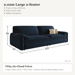 2.02m Large 2-Seater