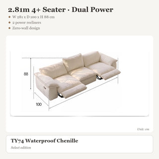 2.81m 4+ Seater · Dual Power
