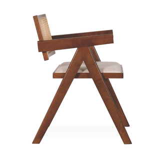 Delora Rattan Dining Chair with Cushion