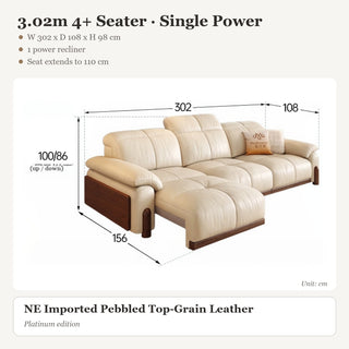 3.02m 4+ Seater · Single Power