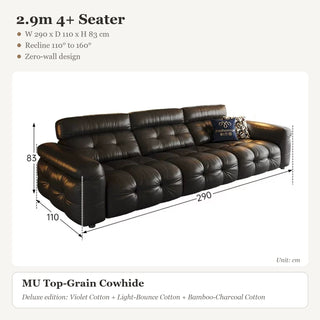2.9m 4+ Seater