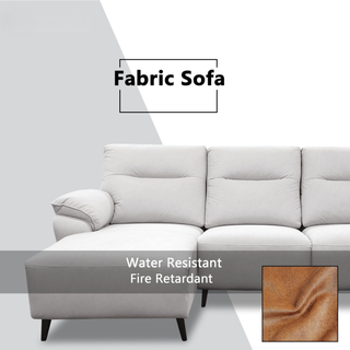 Ardyn Fabric Recliner L-Shaped Sofa by Esteller (Pet Friendly & Easy Clean)